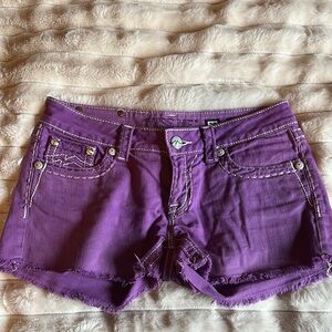 Miss Me Purple Women's Shorts